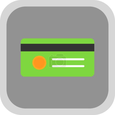 Téléchargez les illustrations : Carte de crédit icône linéaire symbole, illustration vectorielle - en licence libre de droit