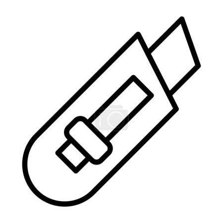 Icon-Vektor-Illustration für Papierschneider