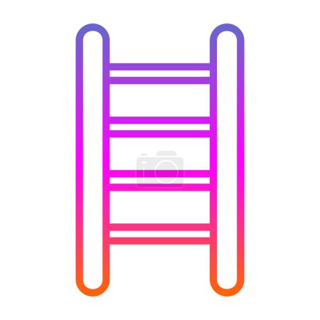 Illustration for Ladder icon, vector illustration simple design - Royalty Free Image