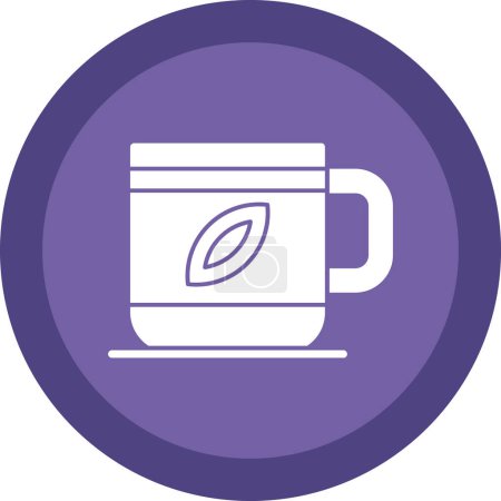Illustration for Mug web icon, vector illustration - Royalty Free Image