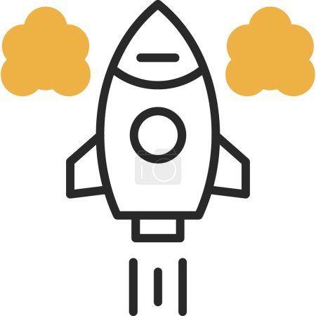 Foto de Cohete. icono web ilustración simple - Imagen libre de derechos