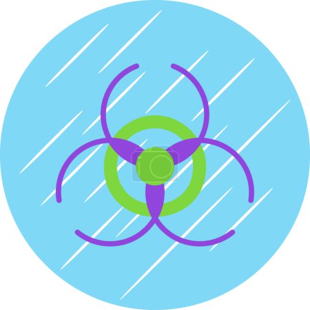 Illustration for Vector illustration of radiation icon - Royalty Free Image