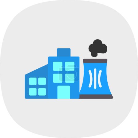 Illustration for Factory icon. vector illustration - Royalty Free Image