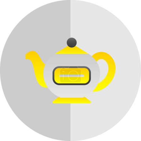 Illustration for Teapot web icon. simple illustration - Royalty Free Image
