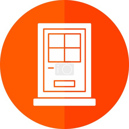 Illustration for Front Door icon, simple vector illustration - Royalty Free Image