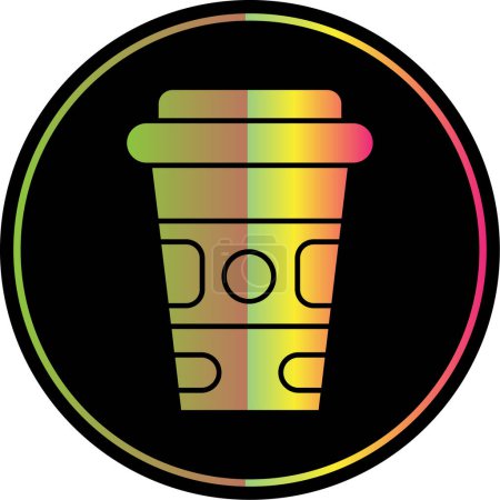 Illustration for Paper cup web icon, vector illustration. Coffee to go - Royalty Free Image
