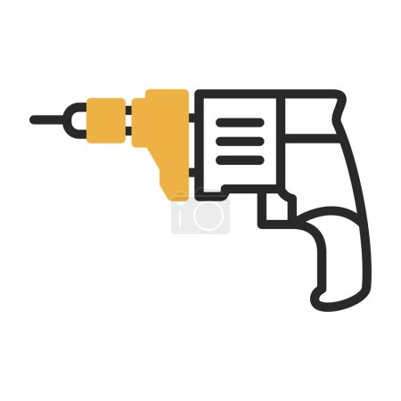 Illustration for Drill icon,vector illustration - Royalty Free Image