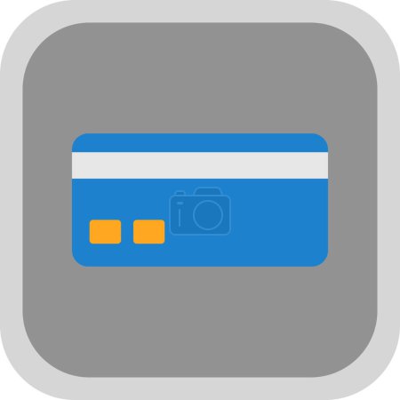 Illustration for Credit card icon symbol, vector illustration concept - Royalty Free Image