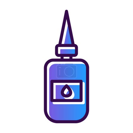 Illustration for Super glue web icon, vector illustration - Royalty Free Image