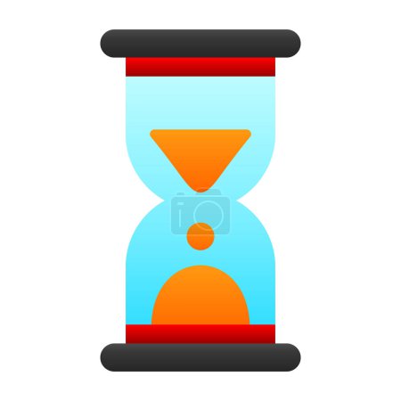 Illustration for Hourglass. web icon simple design. Vector illustration - Royalty Free Image