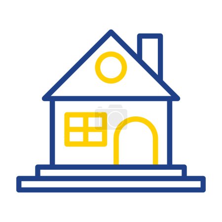 Illustration for House icon modern simple illustration - Royalty Free Image