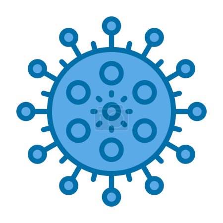 Illustration for Virus icon, vector illustration, flat design - Royalty Free Image
