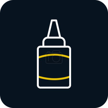 Illustration for Glue web icon, simple vector illustration - Royalty Free Image