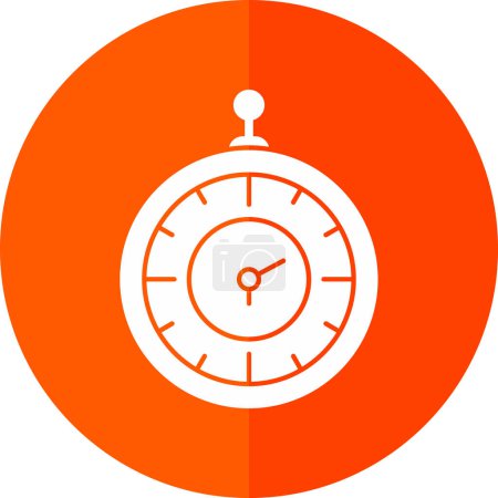 Illustration for Old watch web icon simple illustration design - Royalty Free Image