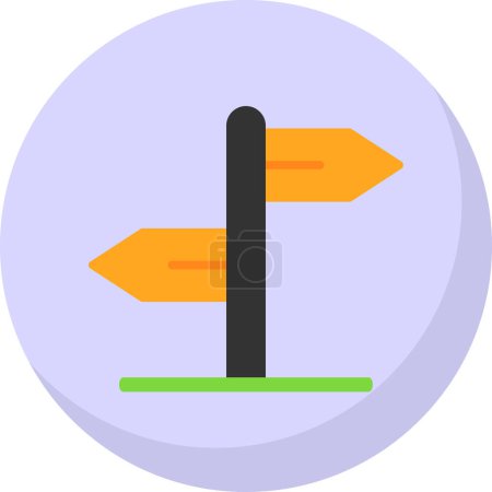 Illustration for Arrows icon. flat illustration  vector - Royalty Free Image