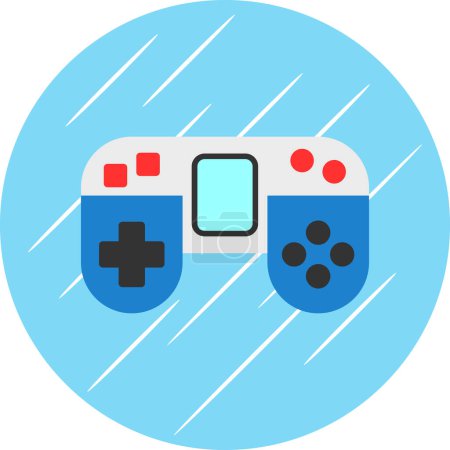 Ilustración de Consola de juegos icono vector ilustración - Imagen libre de derechos