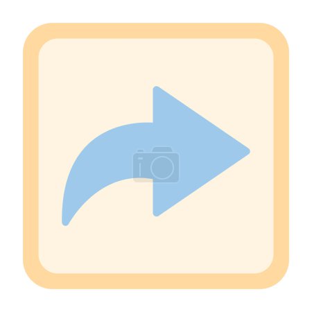 Ilustración de Compartir gráficos vectoriales icono de archivo - Imagen libre de derechos