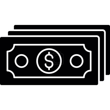 Ilustración de Dólar icono vector ilustración diseño - Imagen libre de derechos