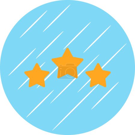 Ilustración de Conjunto de clasificación de estrellas vector iconos - Imagen libre de derechos
