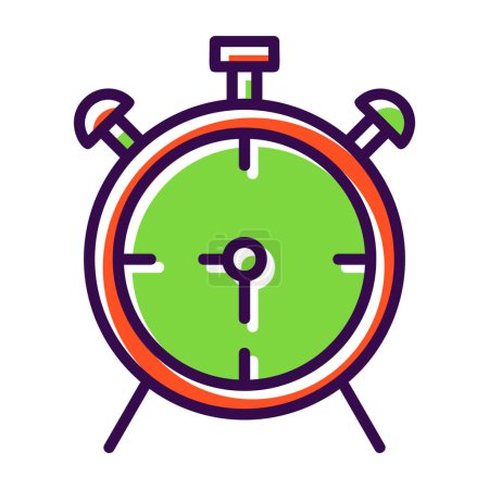 Illustration for Vector illustration of alarm clock icon - Royalty Free Image