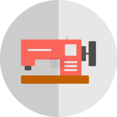 Ilustración de Máquina de coser icono web ilustración simple - Imagen libre de derechos