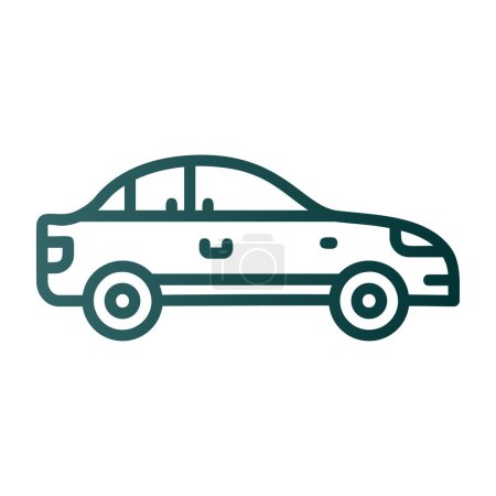 Ilustración de Icono del coche, ilustración del vector - Imagen libre de derechos