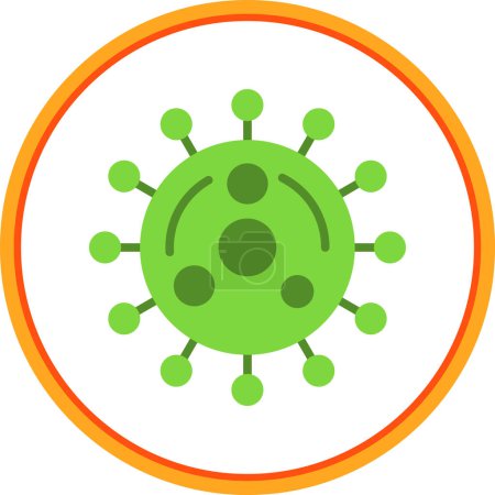 Illustration for Virus icon, vector illustration, flat design - Royalty Free Image