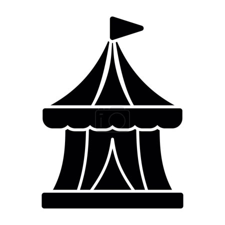 Illustration for Circus line vector icon - Royalty Free Image