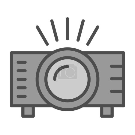 Illustration for Projector icon, vector illustration - Royalty Free Image