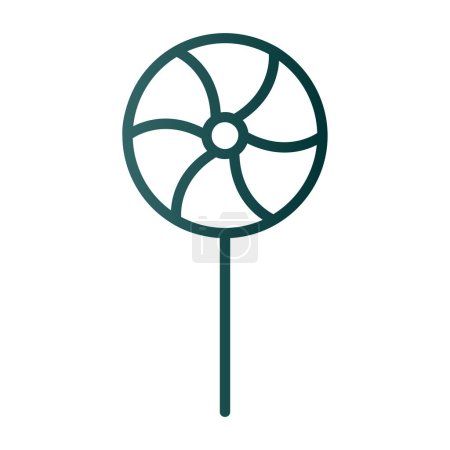 Illustration for Vector illustration of Lollipop modern icon - Royalty Free Image