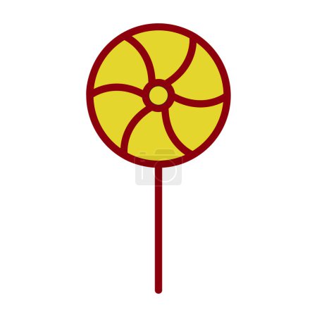 Téléchargez les illustrations : Illustration vectorielle de Lollipop icône moderne - en licence libre de droit