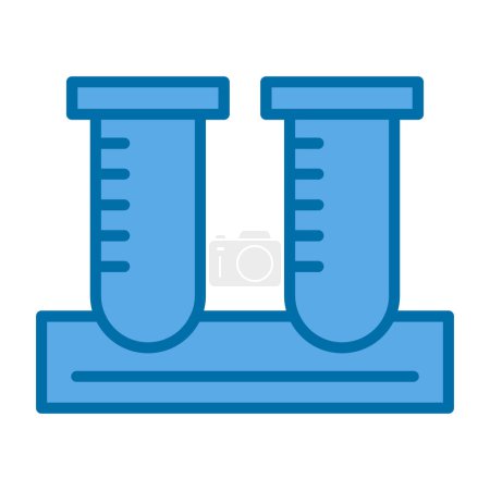 Illustration for Test tubes vector icon design - Royalty Free Image