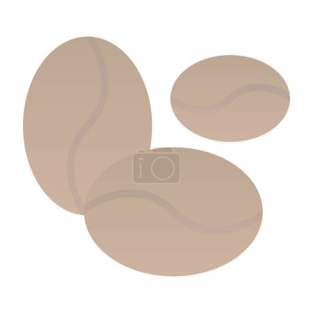 Illustration for Vector illustration of coffee beans icon - Royalty Free Image