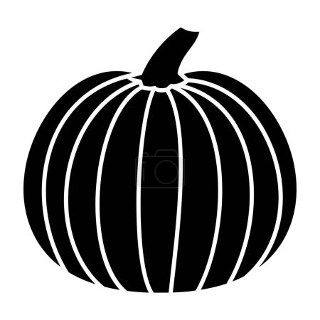 Ilustración de Pumpkin web icon vector illustration - Imagen libre de derechos