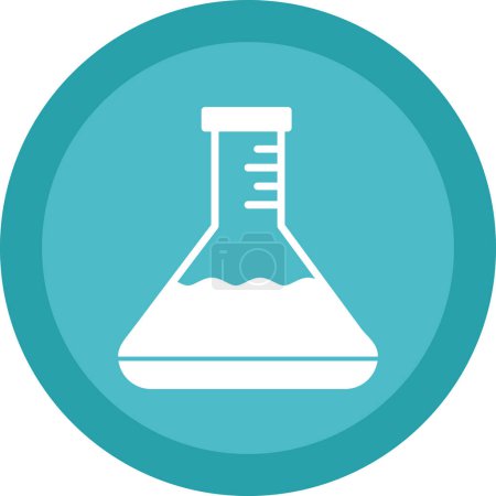 Illustration for Laboratory glass flask isolated vector illustration graphic design - Royalty Free Image