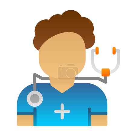 Illustration for Doctor icon vector illustration - Royalty Free Image