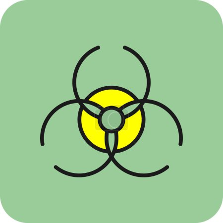 Téléchargez les illustrations : Illustration vectorielle d'icône atome - en licence libre de droit