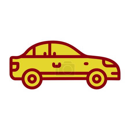 Illustration for Car icon, vector illustration - Royalty Free Image