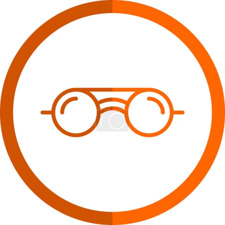 Illustration for Eye glasses icon  vector illustration - Royalty Free Image