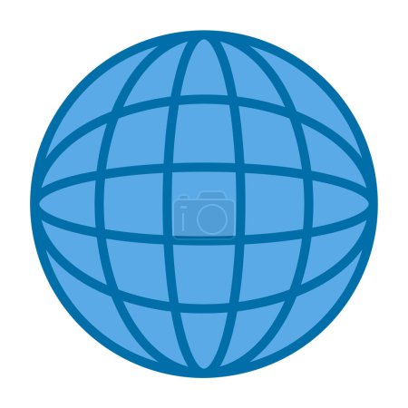 Illustration for Globe icon vector illustration - Royalty Free Image