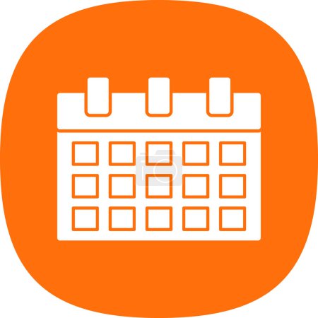 Illustration for Simple Calendar icon, vector illustration - Royalty Free Image