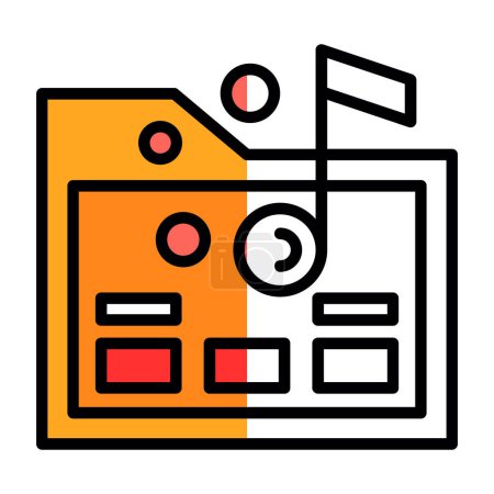 music folder. web icon simple illustration