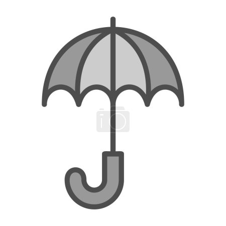 Ilustración de Icono de paraguas. Ilustración simple del icono de vector de paraguas para la web - Imagen libre de derechos