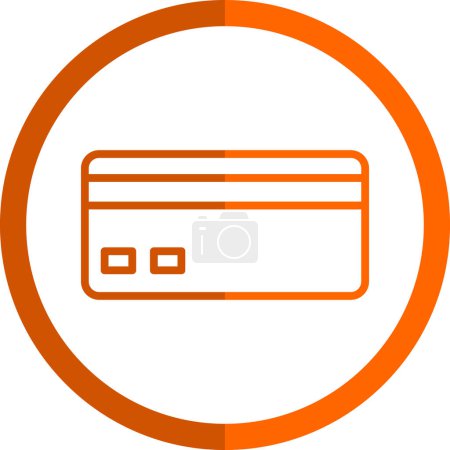 Ilustración de Tarjeta de crédito icono símbolo, vector de ilustración - Imagen libre de derechos