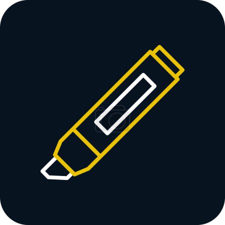 Illustration for Highlighter icon vector illustration - Royalty Free Image