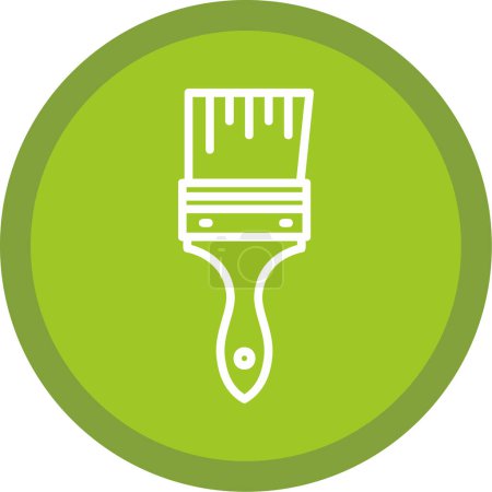 Illustration for Vector illustration of paint brush icon - Royalty Free Image