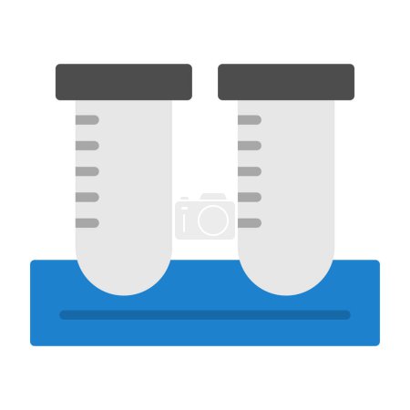 Illustration for Test tubes vector icon design - Royalty Free Image