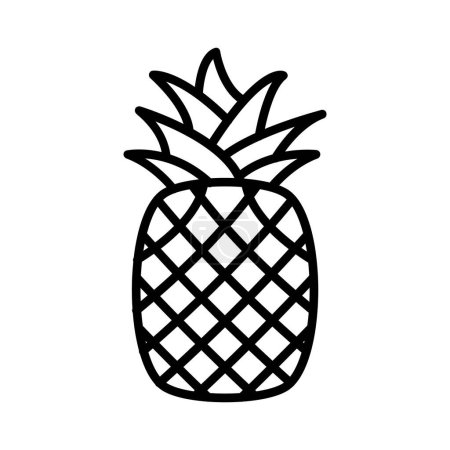Téléchargez les illustrations : Pine Apple Vector Icon Design - en licence libre de droit