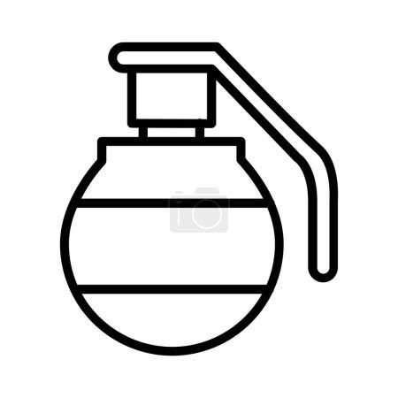 Illustration for Grenade Vector Icon Design - Royalty Free Image