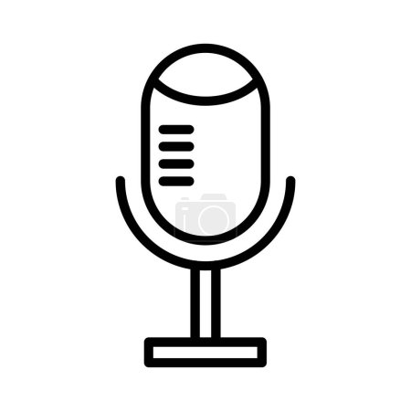 Illustration for Podcast Vector Icon Design - Royalty Free Image